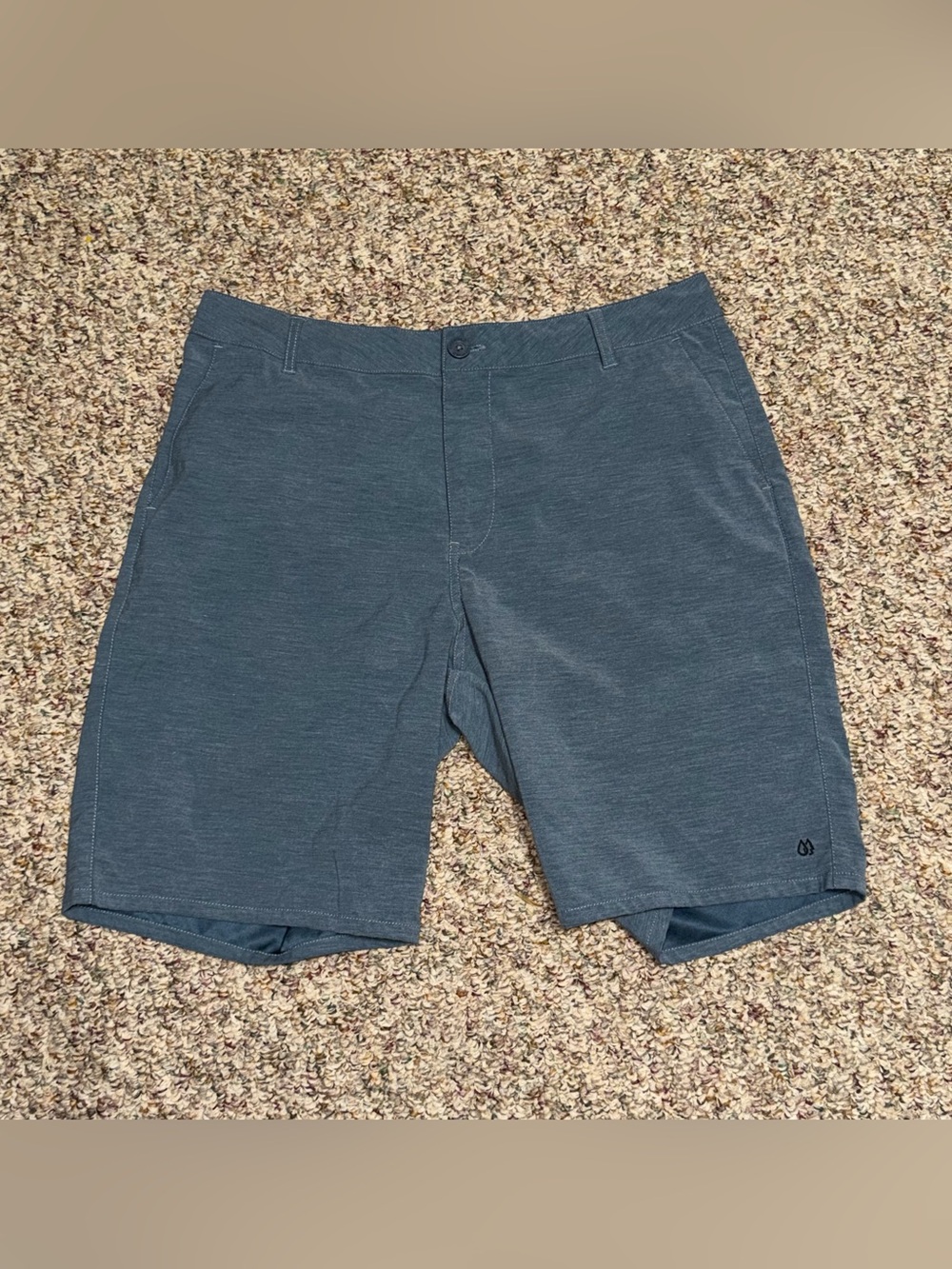 Men's size 34 shorts Slate Blue Performance Shorts free world lightweight‎